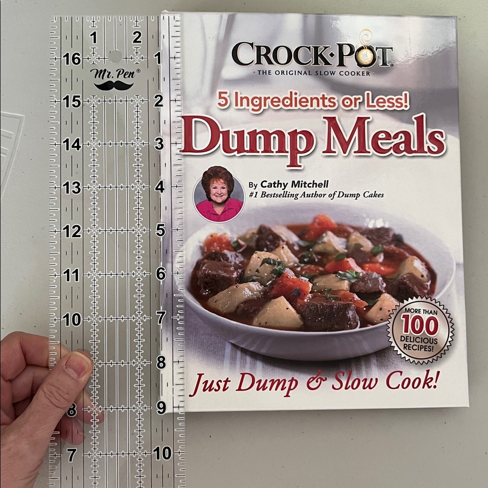 Crock-Pot Dump Meals 5 Ingredients or Less Hardbound Cookbook - New, Unused - Picture 9 of 10